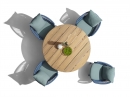  Aio/D5 Blue* Dining Set (205590) 