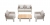  Borromeo-2 Lounge Set (2054130) 