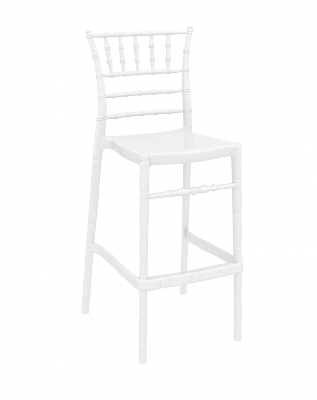  Chiavari/ST-S* Barstool Glossy White 