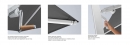  Wing/C-3x3m DELUXE Corner Umbrella (90020001) 
