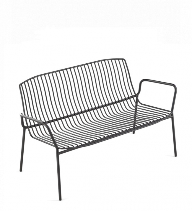  Paggio/D2* Lounge Bench Black 