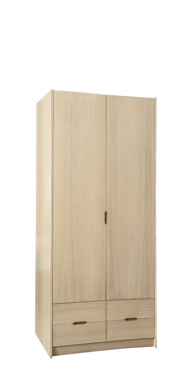  Wardrobe Tafta 100x55x240cm 2 doors-4 drawers* 