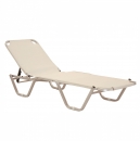  Sun-Lounger Cover Textilene Double Colored white-Brown* 